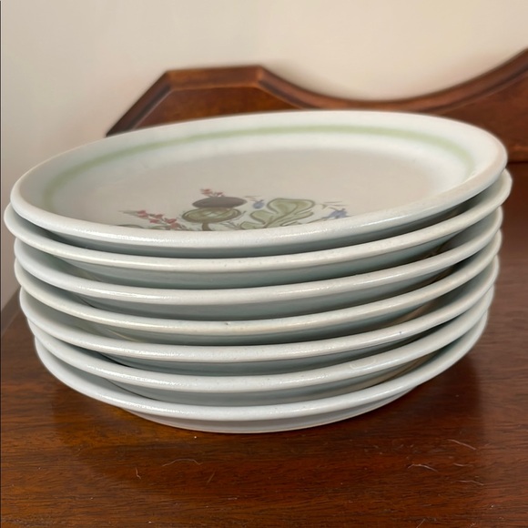 Buchan Thistleware Stoneware Salad Plate set of 7 - Picture 7 of 7